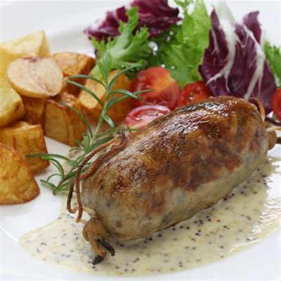 Andouillette de Dijon: Uma Explosão Inigualável de Sabores Picantes e Texturas Rusticamente Deliciosas!