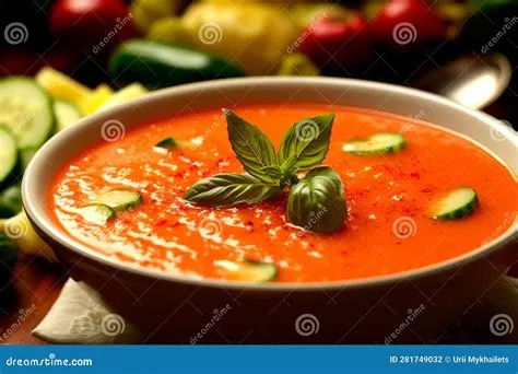  Gazpacho, Uma Sinfonia Refrescante de Sabores Vermelhos e Texturas Crunchosas!