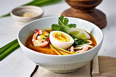  Laksa Kedah: Uma Sinfonia Picante de Caldo Cremoso e Aromas Irresistíveis!